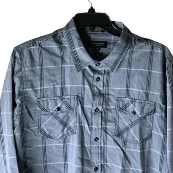 Eighty Eight Platinum Shirt Button Front Long Sleeves Men's Size XL Top - Picture 5 of 7